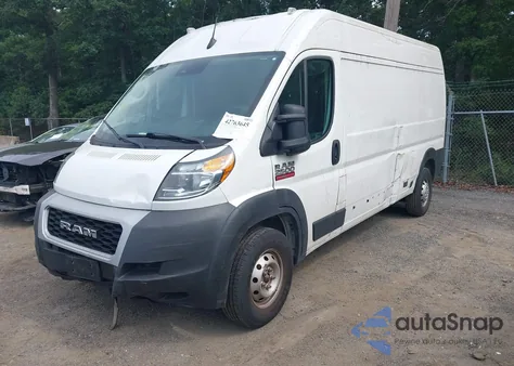 2022 Ram Promaster 2500 High Roof 159 Wb из США, поврежденный, VIN 3C6LRVDG3NE134417
